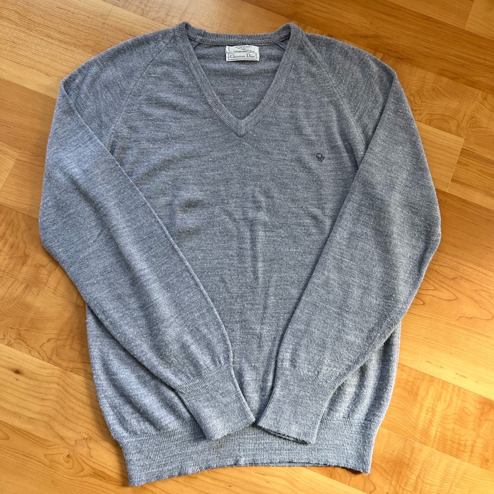Christian DIOR vintage men’s V - neck sweater